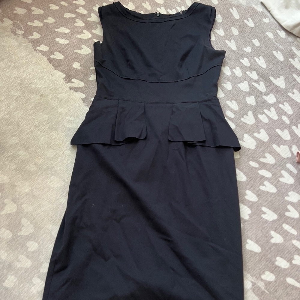 Elie Tahari Peplum Work Dress Size 6